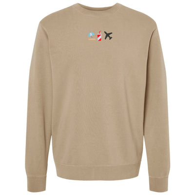 Make It Yours™ 'Favorite Things Icons' Embroidered Cozy Crew - United Monograms