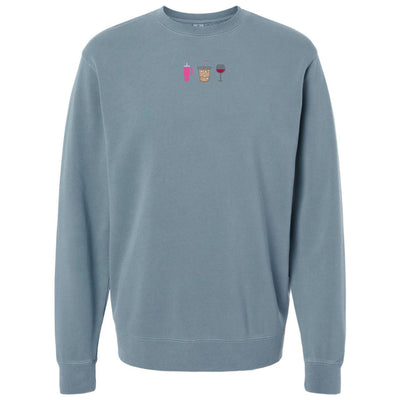 Make It Yours™ 'Favorite Things Icons' Embroidered Cozy Crew - United Monograms