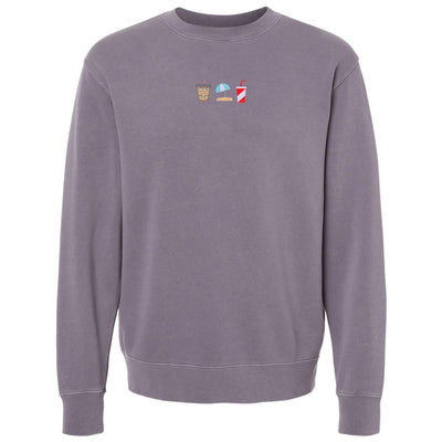 Make It Yours™ 'Favorite Things Icons' Embroidered Cozy Crew - United Monograms