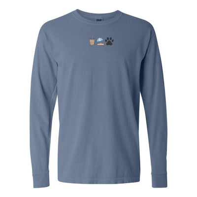 Make It Yours™ 'Favorite Things Icons' Embroidered Long Sleeve T-Shirt - United Monograms