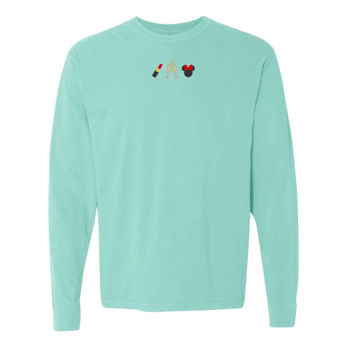 Make It Yours™ 'Favorite Things Icons' Embroidered Long Sleeve T-Shirt - United Monograms