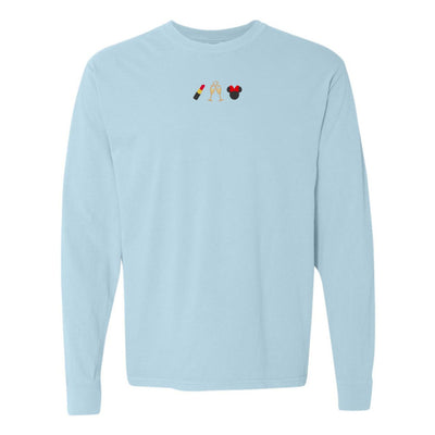 Make It Yours™ 'Favorite Things Icons' Embroidered Long Sleeve T-Shirt - United Monograms