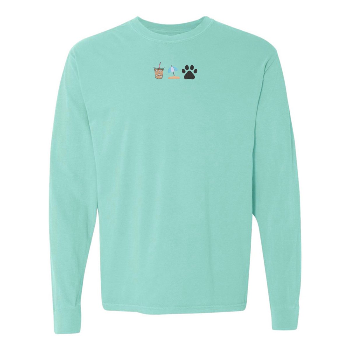 Make It Yours™ 'Favorite Things Icons' Embroidered Long Sleeve T-Shirt - United Monograms