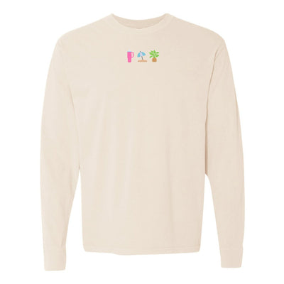 Make It Yours™ 'Favorite Things Icons' Embroidered Long Sleeve T-Shirt - United Monograms