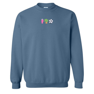 Make It Yours™ 'Favorite Things Icons' Embroidered Sweatshirt - United Monograms