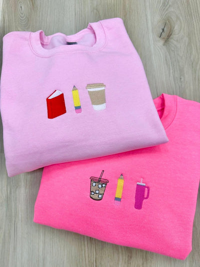 Make It Yours™ 'Favorite Things Icons' Embroidered Sweatshirt - United Monograms