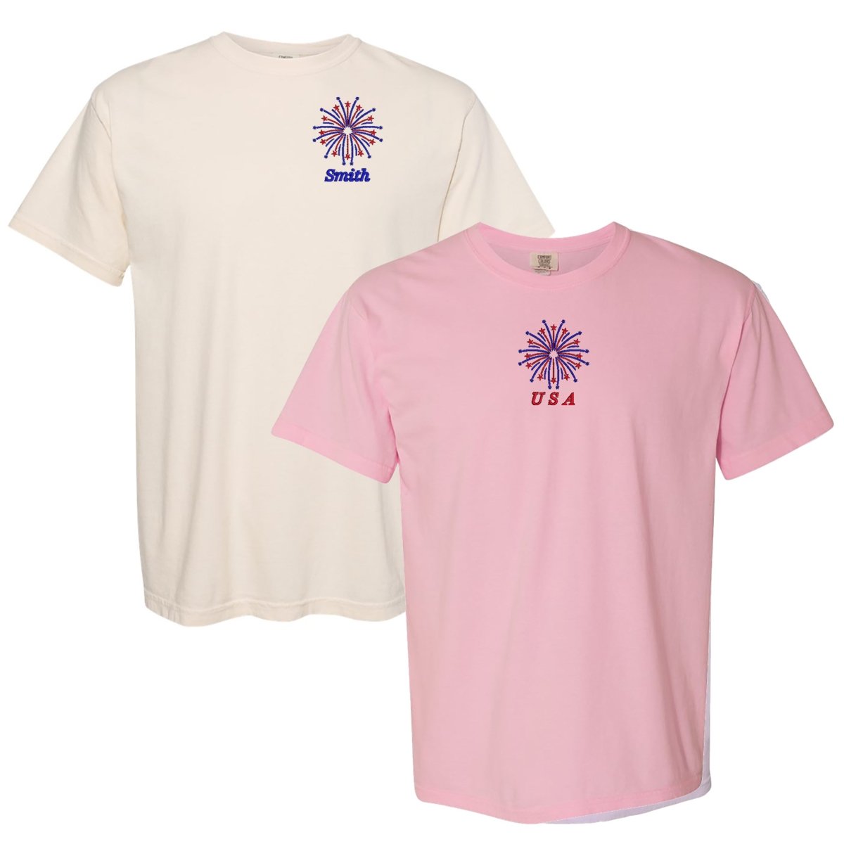 Make It Yours™ 'Firework' Comfort Colors T-Shirt - United Monograms