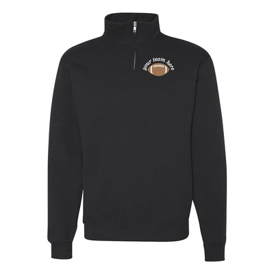 Make It Yours™ Football Gameday Quarter Zip Sweatshirt - United Monograms