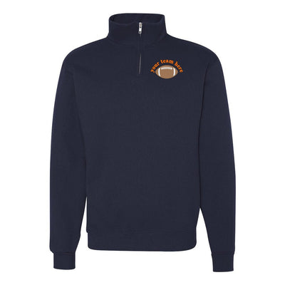 Make It Yours™ Football Gameday Quarter Zip Sweatshirt - United Monograms