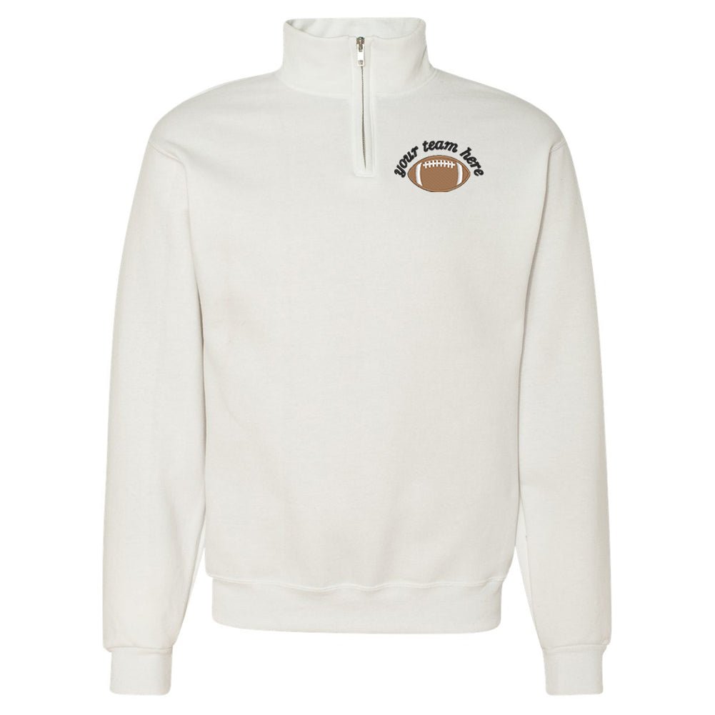 Make It Yours™ Football Gameday Quarter Zip Sweatshirt - United Monograms