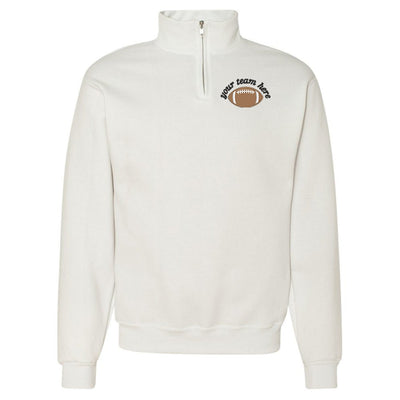 Make It Yours™ Football Gameday Quarter Zip Sweatshirt - United Monograms