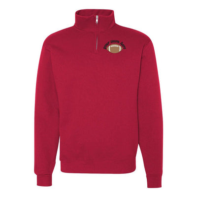 Make It Yours™ Football Gameday Quarter Zip Sweatshirt - United Monograms