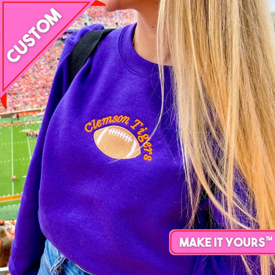 Make It Yours™ Football Gameday Sweatshirt - United Monograms