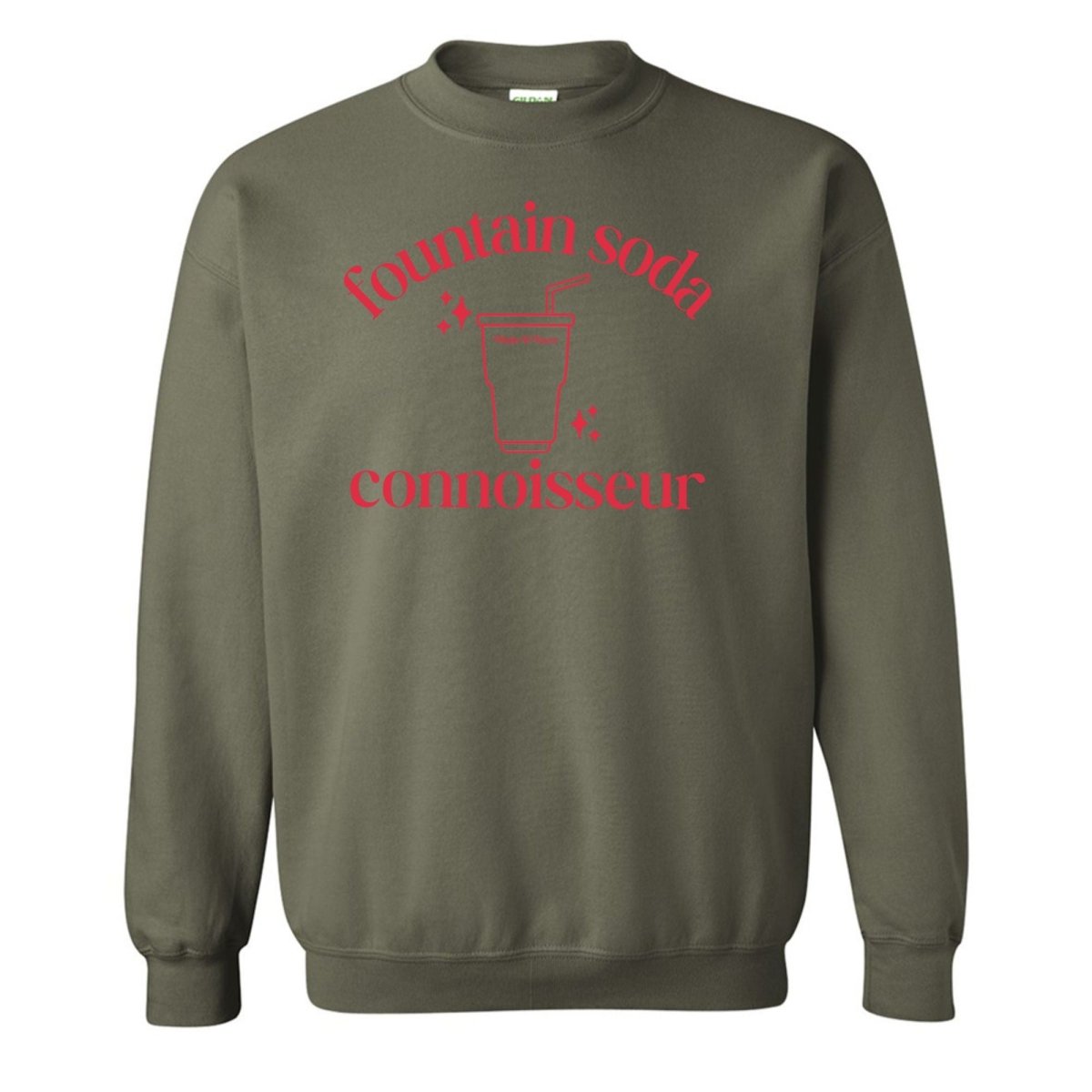 Make It Yours™ 'Fountain Soda Connoisseur' Crewneck Sweatshirt - United Monograms