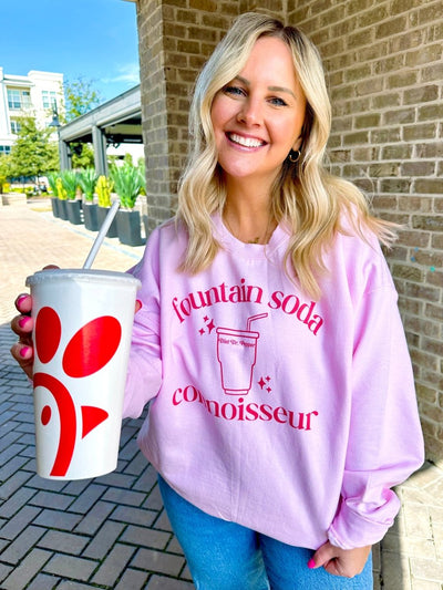 Make It Yours™ 'Fountain Soda Connoisseur' Crewneck Sweatshirt - United Monograms