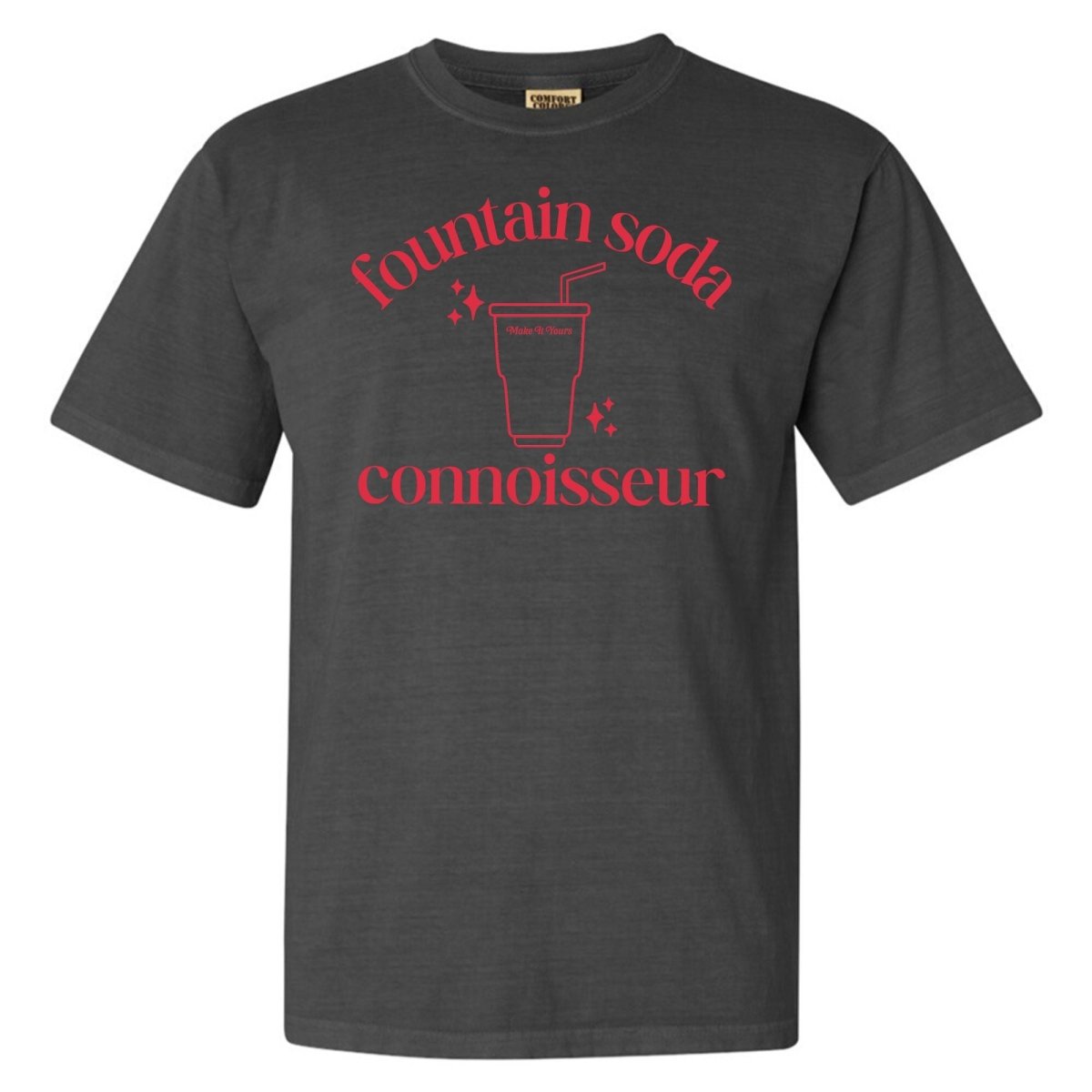 Make It Yours™ 'Fountain Soda Connoisseur' T-Shirt - United Monograms
