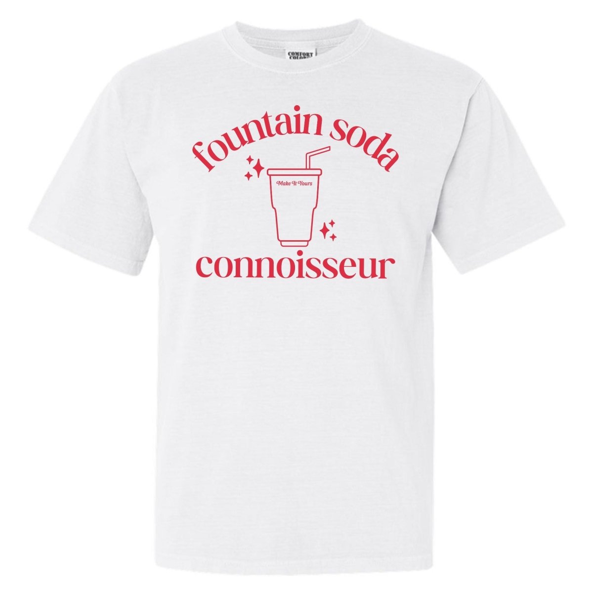 Make It Yours™ 'Fountain Soda Connoisseur' T-Shirt - United Monograms