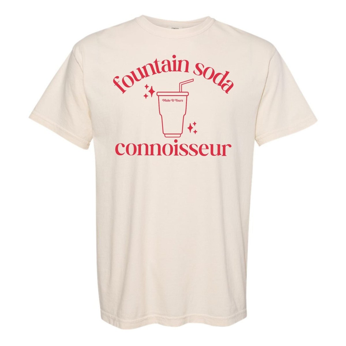 Make It Yours™ 'Fountain Soda Connoisseur' T-Shirt - United Monograms