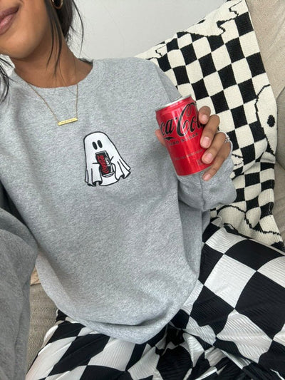 Make It Yours™ 'Ghost Drinks' Crewneck Sweatshirt - United Monograms