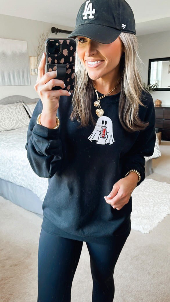 Make It Yours™ 'Ghost Drinks' Crewneck Sweatshirt - United Monograms