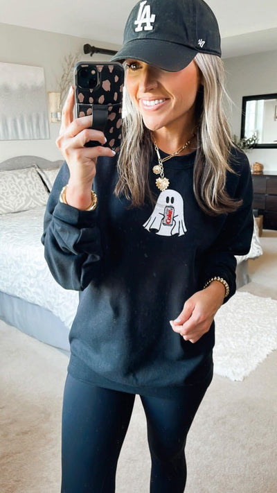 Make It Yours™ 'Ghost Drinks' Crewneck Sweatshirt - United Monograms