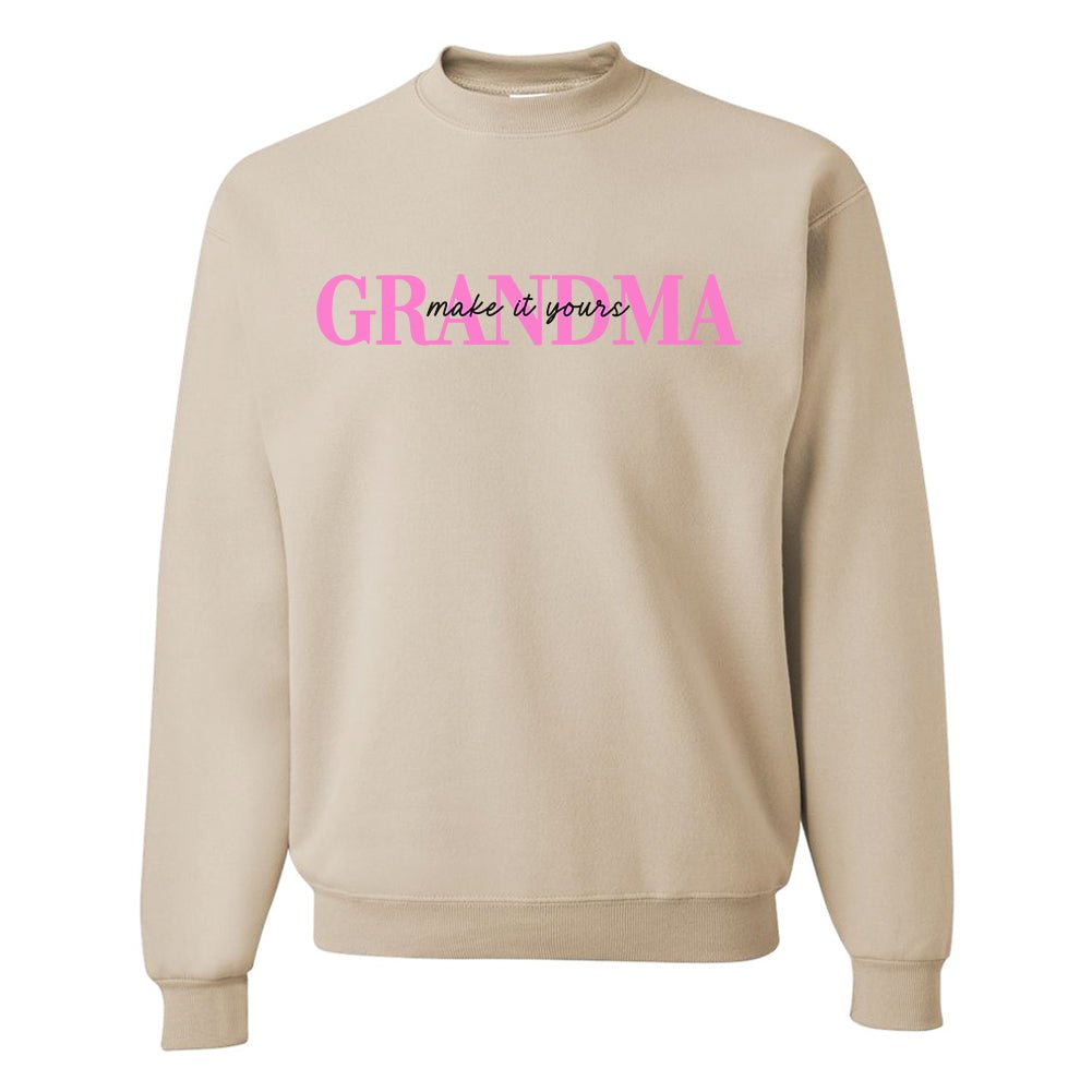 Make It Yours™ 'Grandma' Crewneck Sweatshirt - United Monograms