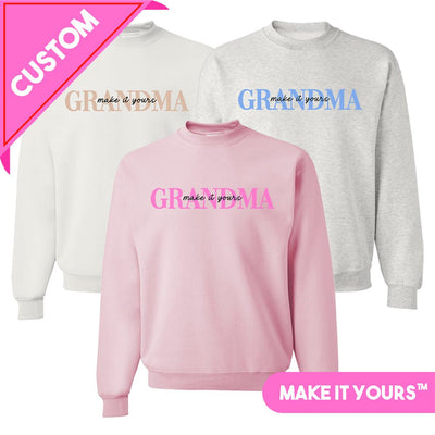 Make It Yours™ 'Grandma' Crewneck Sweatshirt - United Monograms