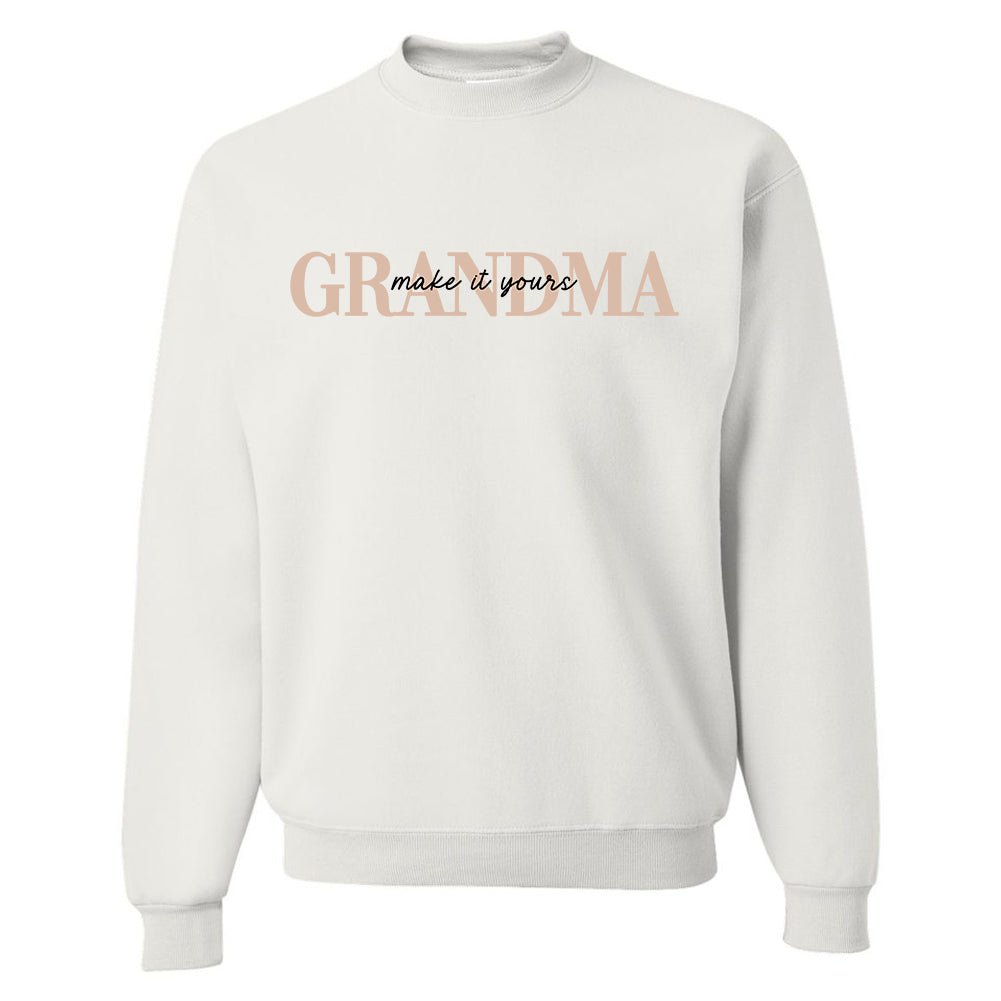 Make It Yours™ 'Grandma' Crewneck Sweatshirt - United Monograms