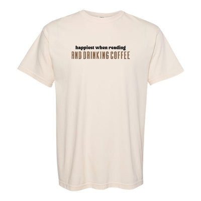 Make It Yours™ 'Happiest When Reading...' T-Shirt - United Monograms