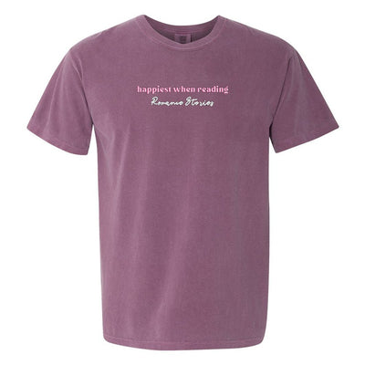 Make It Yours™ 'Happiest When Reading...' T-Shirt - United Monograms