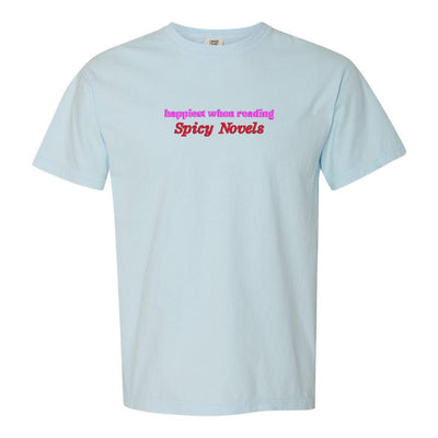 Make It Yours™ 'Happiest When Reading...' T-Shirt - United Monograms