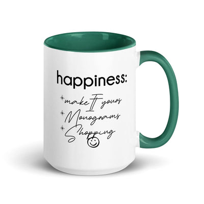Make It Yours™ 'Happiness Checklist' Coffee Mug - United Monograms