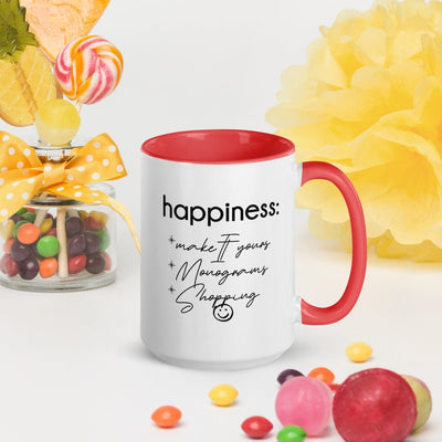 Make It Yours™ 'Happiness Checklist' Coffee Mug - United Monograms