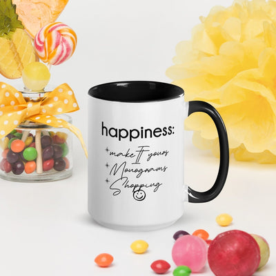 Make It Yours™ 'Happiness Checklist' Coffee Mug - United Monograms