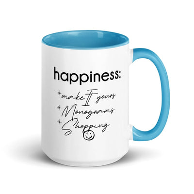 Make It Yours™ 'Happiness Checklist' Coffee Mug - United Monograms
