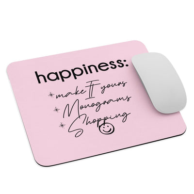 Make It Yours™ 'Happiness Checklist' Mouse Pad - United Monograms