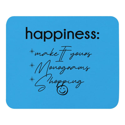 Make It Yours™ 'Happiness Checklist' Mouse Pad - United Monograms