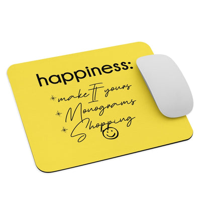 Make It Yours™ 'Happiness Checklist' Mouse Pad - United Monograms