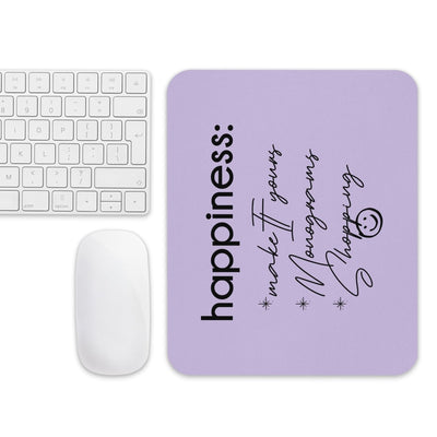 Make It Yours™ 'Happiness Checklist' Mouse Pad - United Monograms