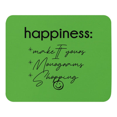 Make It Yours™ 'Happiness Checklist' Mouse Pad - United Monograms