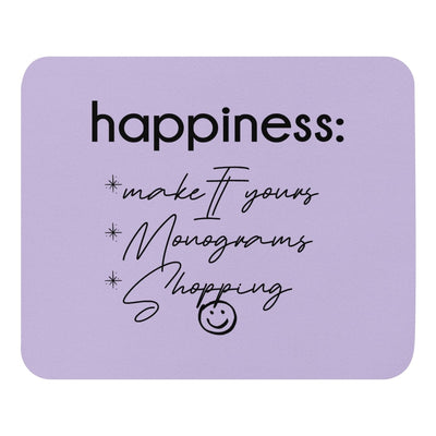 Make It Yours™ 'Happiness Checklist' Mouse Pad - United Monograms