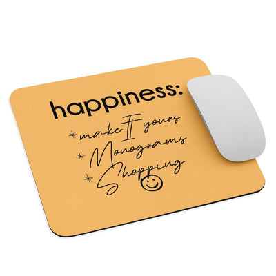 Make It Yours™ 'Happiness Checklist' Mouse Pad - United Monograms