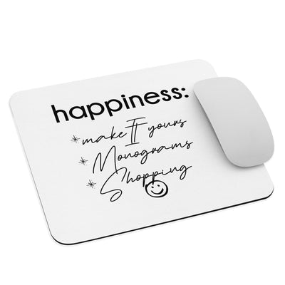 Make It Yours™ 'Happiness Checklist' Mouse Pad - United Monograms