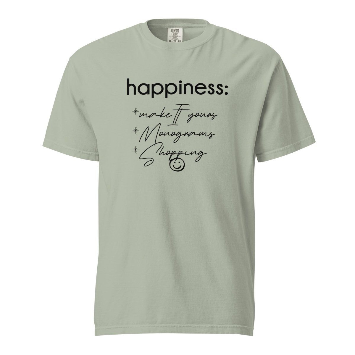 Make It Yours™ 'Happiness Checklist' T-Shirt - United Monograms