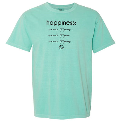 Make It Yours™ 'Happiness Checklist' T-Shirt - United Monograms