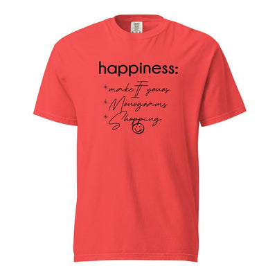 Make It Yours™ 'Happiness Checklist' T-Shirt - United Monograms