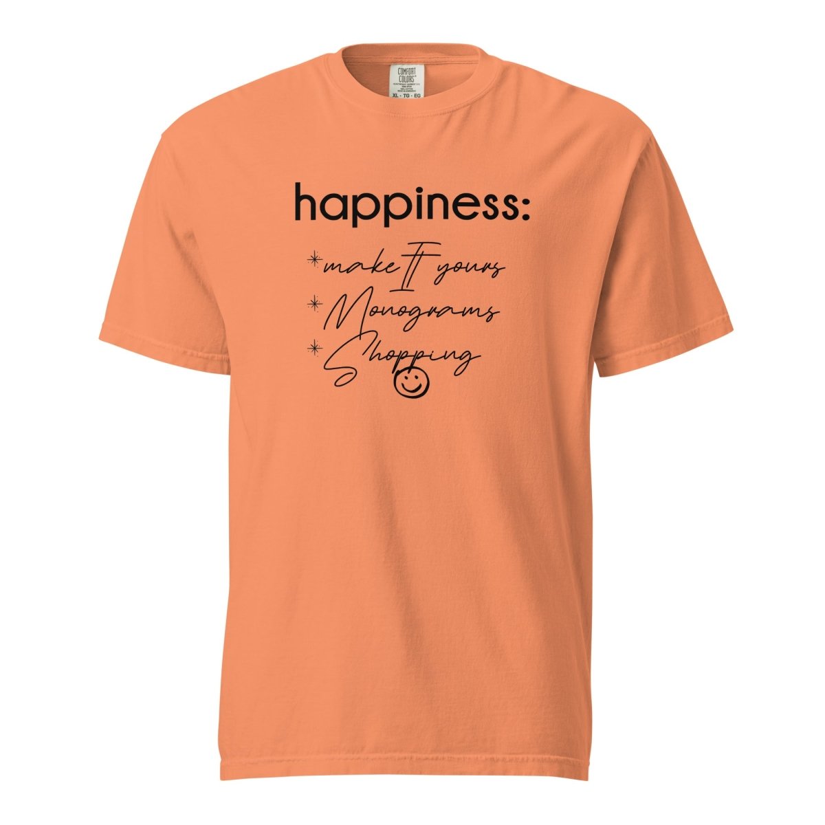Make It Yours™ 'Happiness Checklist' T-Shirt - United Monograms