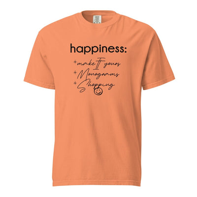 Make It Yours™ 'Happiness Checklist' T-Shirt - United Monograms