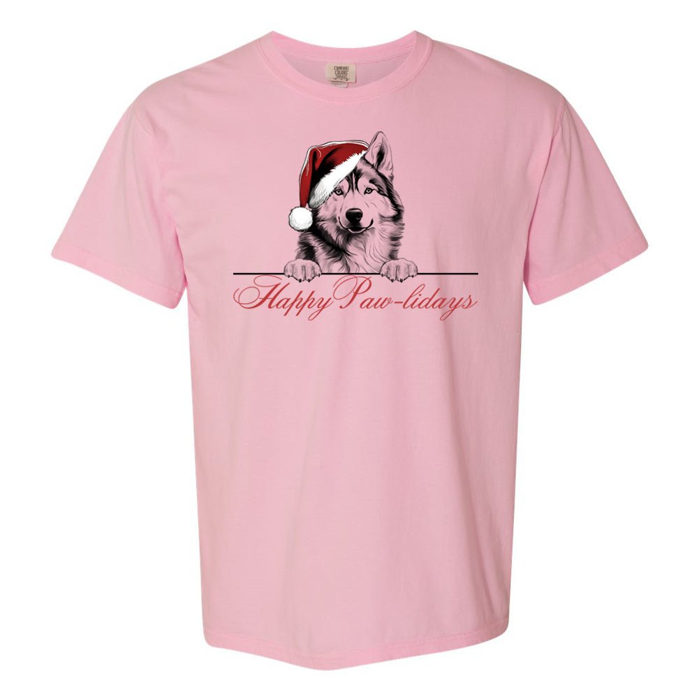 Make It Yours™ 'Happy Paw-lidays' Tee - United Monograms