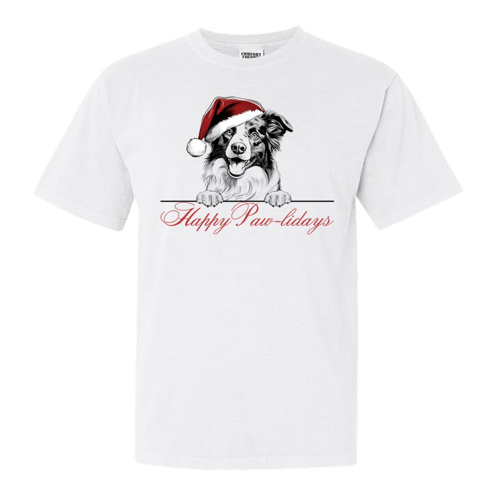 Make It Yours™ 'Happy Paw-lidays' Tee - United Monograms